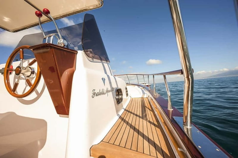 Amalfi Coast: Boat and Snorkeling Tour with Fruit & Drinks - Furore Fjord and the blue water near Praiano
