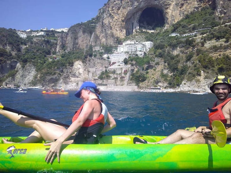 Amalfi Coast: Kayak & Snorkeling tour, sea caves and beach - Snorkeling, Swimming and a Well-Timed Fruit Break