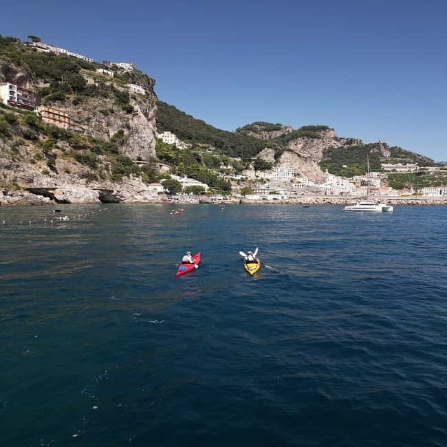 Amalfi Coast: Kayak & Snorkeling tour, sea caves and beach - Paddling Past Minori’s Pasta-Making Past