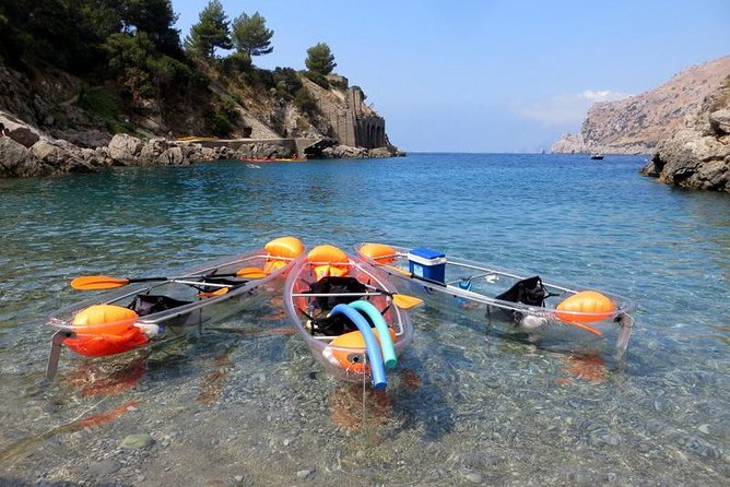 Amalfi Coast Kayak Tours from Marina del Cantone - Paddling into the Bay of Ieranto