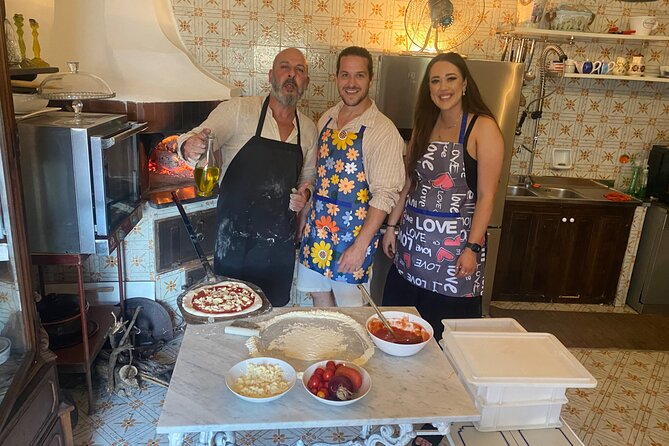 Authentic Pasta & Pizza Cooking Class with Sorrento Coast Pickup - Tiramisu, limoncello, and dinner on the terrace