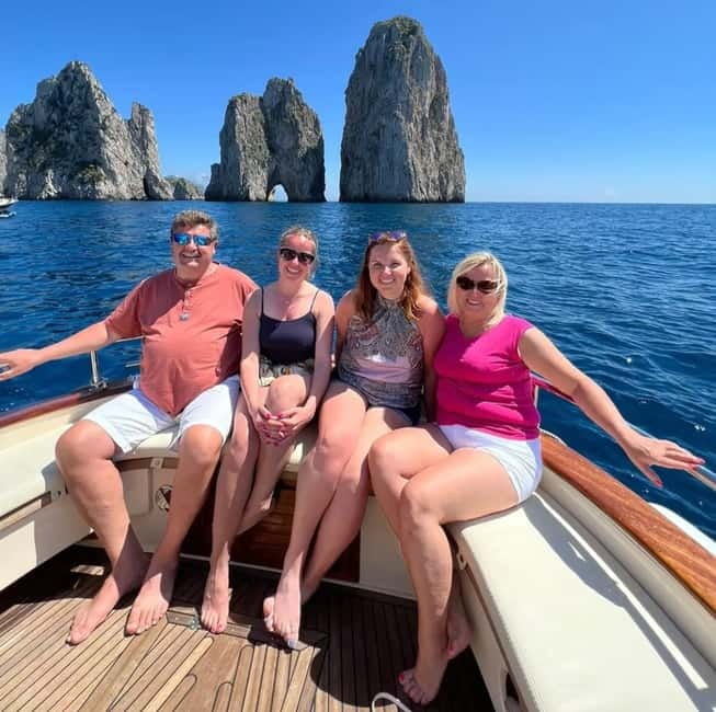 Capri: 2-Hours Boat Tour with Swimming, Limoncello and Snack - A compact loop past Capri’s best-known coast
