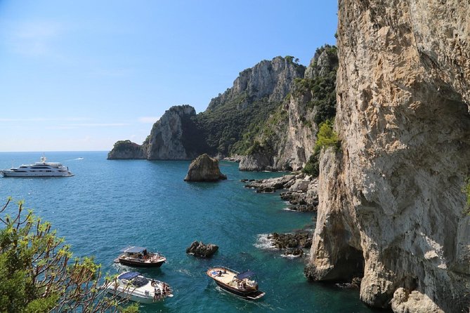 Capri Boat tour from Positano with Light Lunch, Drinks & Swim - A full day, with sea views as the main event