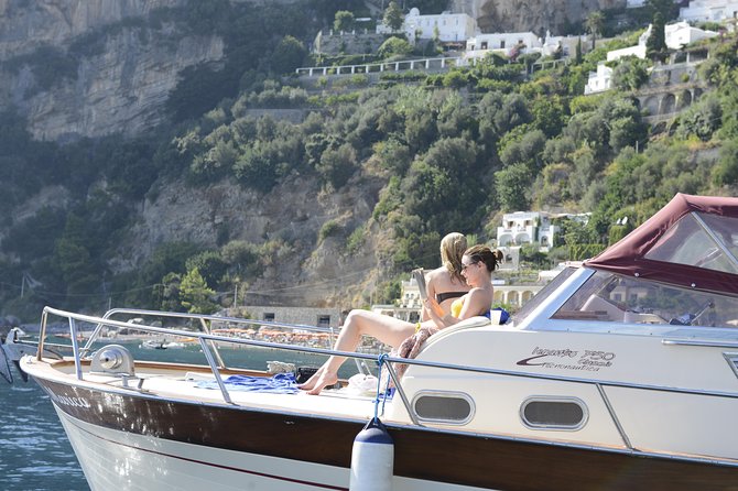 Capri Boat tour from Positano with Light Lunch, Drinks & Swim - The coast from Piano di Sorrento