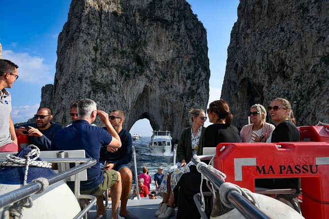 Capri Coast to Coast: Boat Tour with Optional Blue Grotto - Capri’s coastline, seen from the water