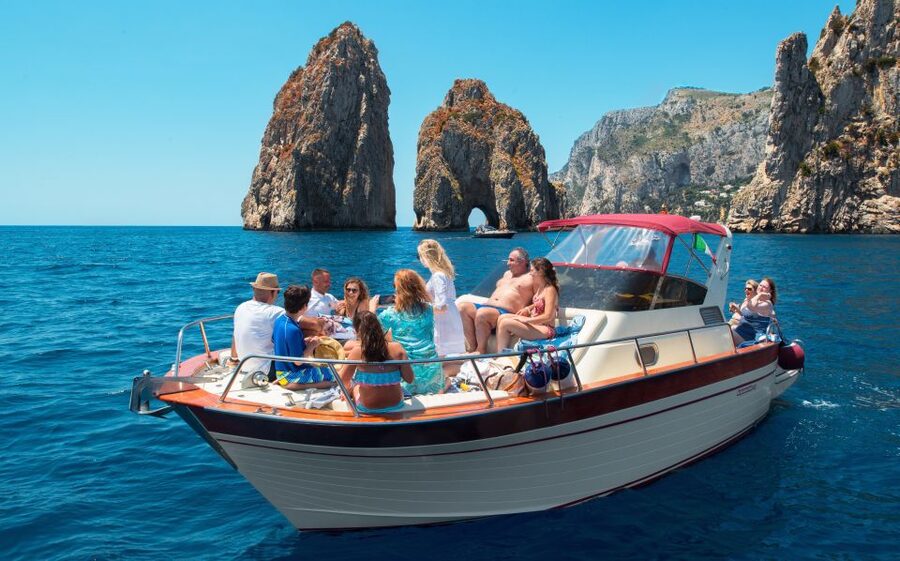 Capri: Full-Day Small Group Boat Tour - Swimming in the Tyrrhenian Sea