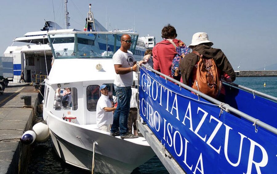 Capri: Island Sightseeing Tour with Blue Grotto Stop - Starting at Marina Grande and heading along the cliffs
