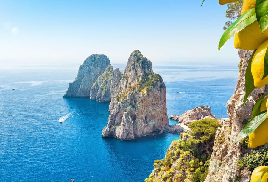 From Amalfi: Capri Island Boat Tour with Snorkeling & Drinks - From Conca dei Marini to Furore Fjord