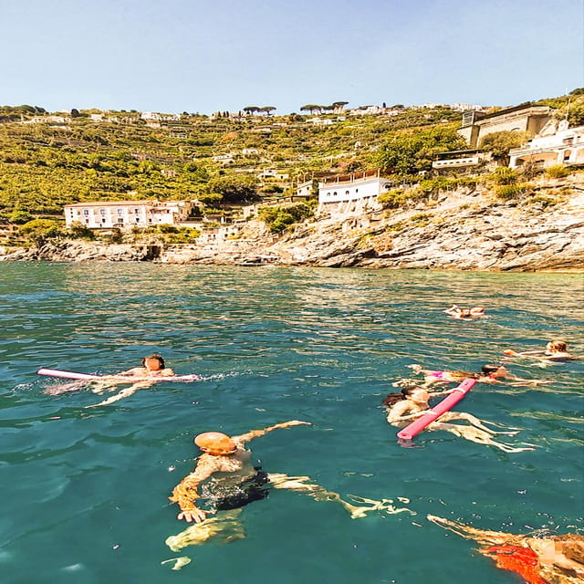 From Amalfi: Coast & Furore Fjord Boat Tour with Swim Break - Seeing Atrani, Minori and Maiori from the water
