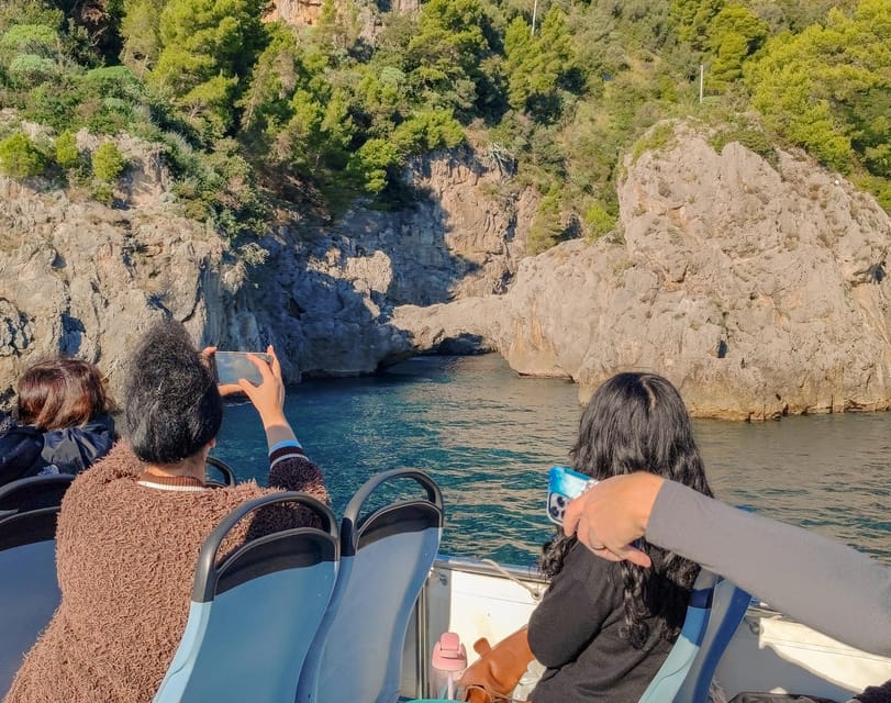 From Amalfi: Coast & Furore Fjord Boat Tour with Swim Break - What the two-hour format gives you
