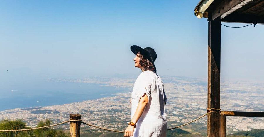 From Naples: All-Inclusive Mount Vesuvius Half-Day Tour - From Naples to Vesuvius by minibus