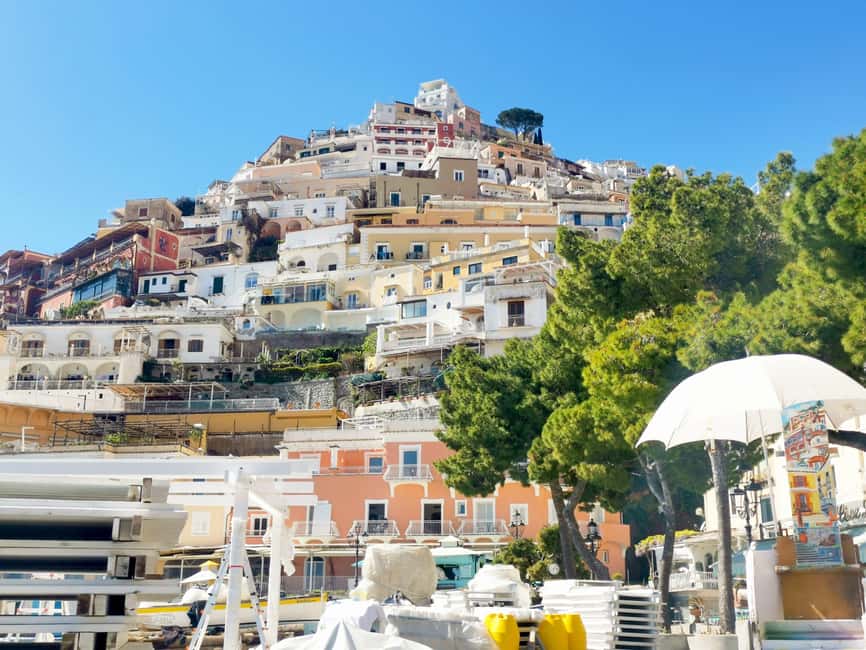 From Naples/Salerno: Group Tour to Positano, Amalfi, Ravello - Positano: steep lanes and a short visit