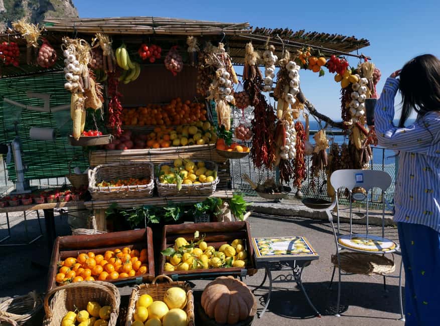 From Naples/Salerno: Group Tour to Positano, Amalfi, Ravello - Ravello: gardens above the shoreline