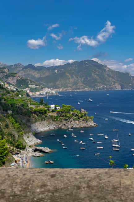 From Naples/Salerno: Group Tour to Positano, Amalfi, Ravello - Leaving Naples and taking in the coast