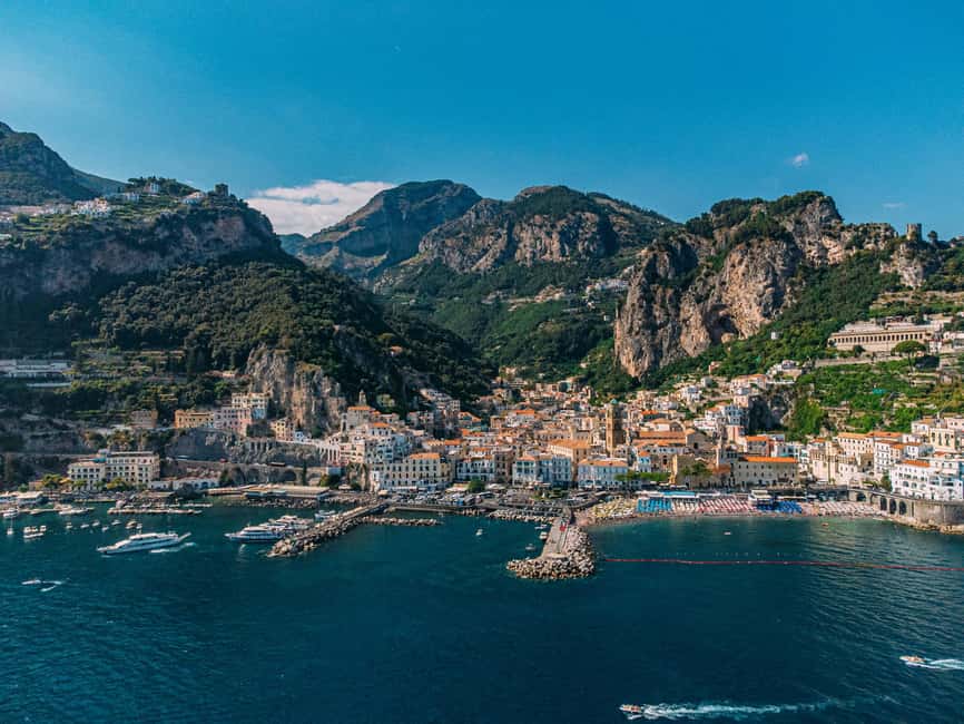 From Positano: Amalfi Coast Boat Tour with Swimming Stop - Amalfi on foot, with time for your own discoveries