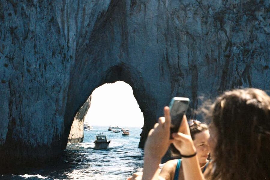 From Positano: Day trip to Capri - Group Tour by boat - Capri by sea: caves, cliffs and the Faraglioni