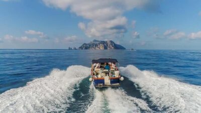 From Positano: Day trip to Capri – Group Tour by boat