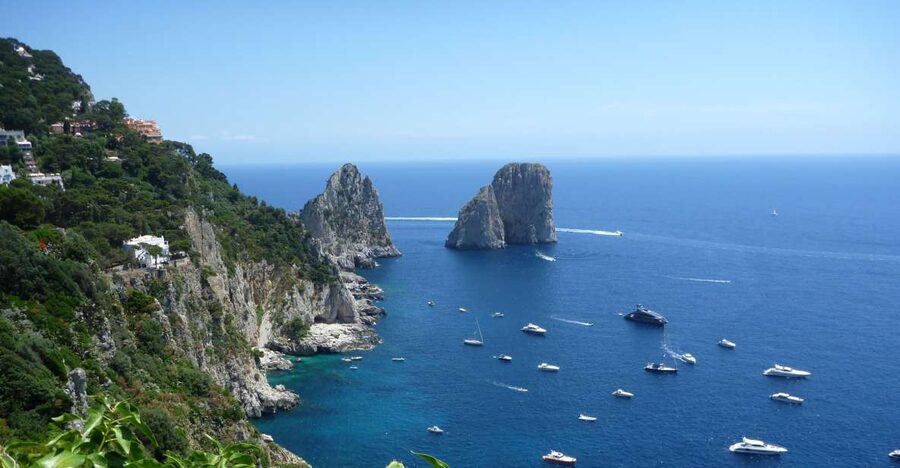 From Positano, Praiano, or Amalfi: Capri Full-Day Boat Tour - A boat ride that puts Capri in context