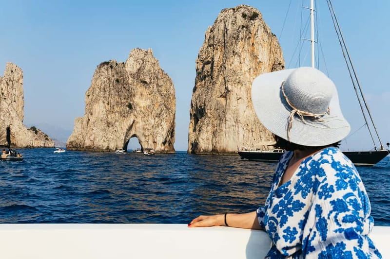 From Sorrento/Nerano: Capri Island Cruise with Guide Onboard - What the price covers, and what it does not