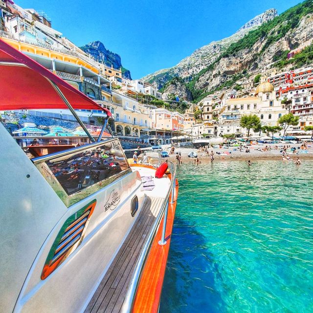 From Sorrento: Positano and Amalfi Boat Trip with Transfer - The Sirenuses swim stop
