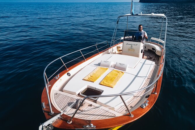 Full-Day Private Capri Boat Tour - Leaving Sorrento along the coast