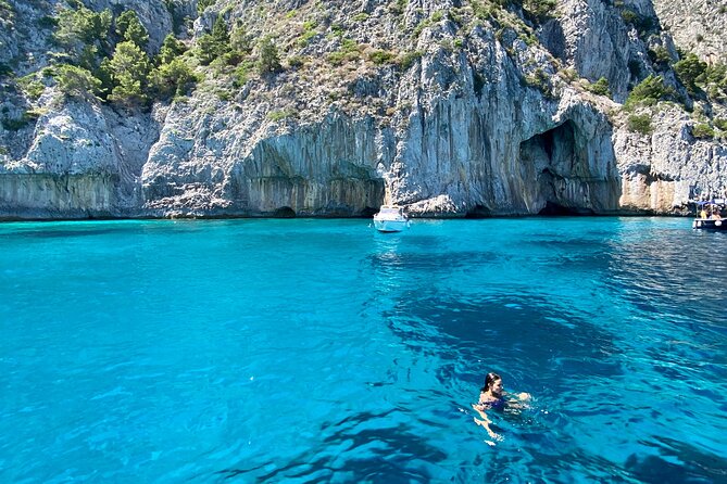 Half day tour of Capri by private boat - Blue Grotto: a special stop with a real time cost