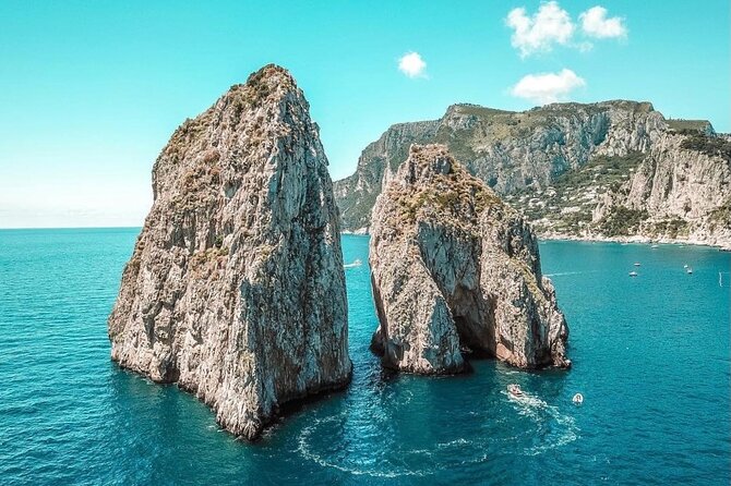 Half day tour of Capri by private boat - The Faraglioni are the signature moment