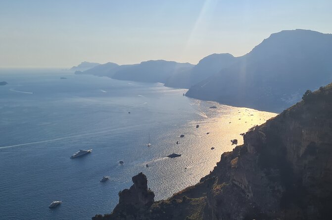 Hiking the Path of the Gods with Enzo: Amalfi Coast Adventure - Reaching Nocelle, with Positano still below