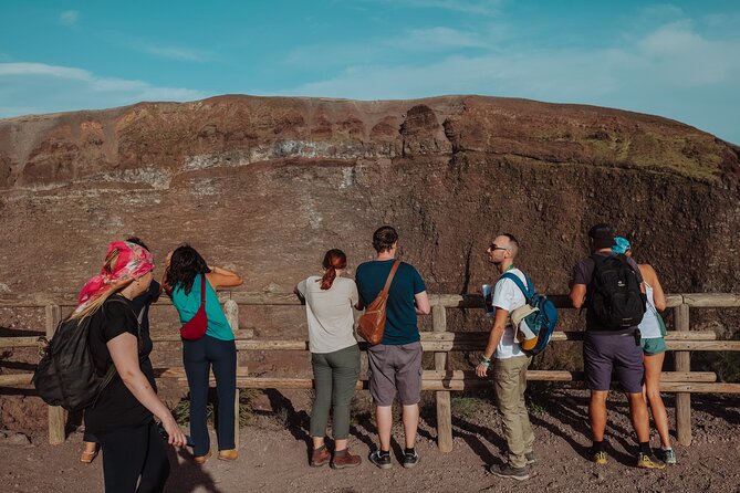 Mount Vesuvius Tour from Pompeii Led by an Expert Guide - At the crater, look both down and out