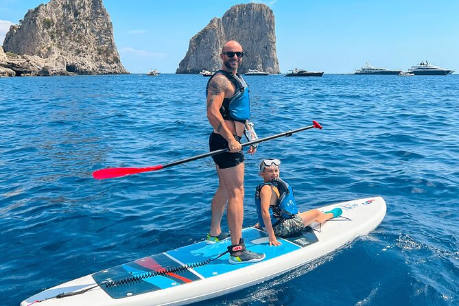 Paddleboard in Capri between caves and beaches. Photos included! - How strenuous is the paddle?