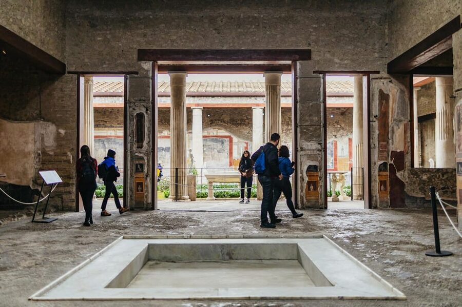 Pompeii: Afternoon to Sunset Guided Tour with Ticket - Walking through the Forum and Basilica