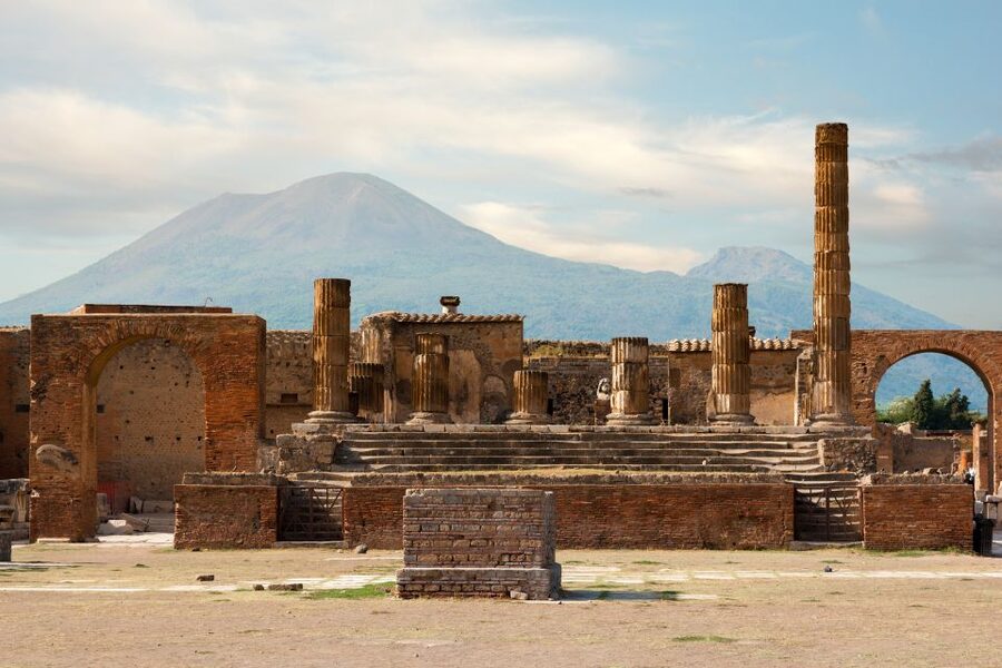 Pompeii: Entry Ticket with Optional Audio Guide - Walking into a city stopped by Vesuvius