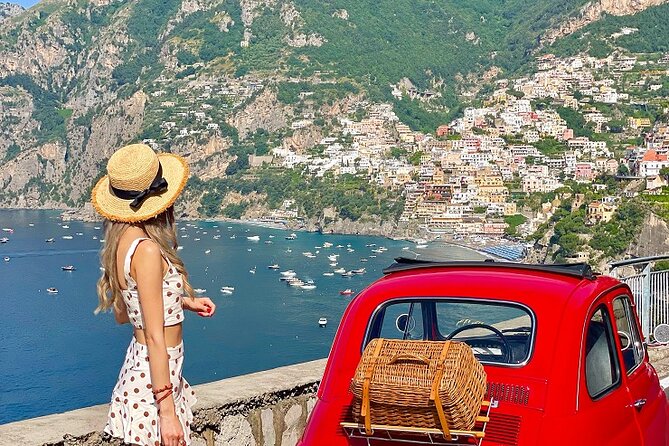 Private Photo Tour on the Amalfi Coast with Fiat 500 - Praiano brings a quieter coastal view