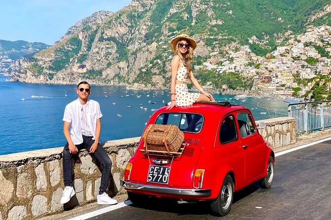 Private Photo Tour on the Amalfi Coast with Fiat 500 - The route starts with the view over Positano