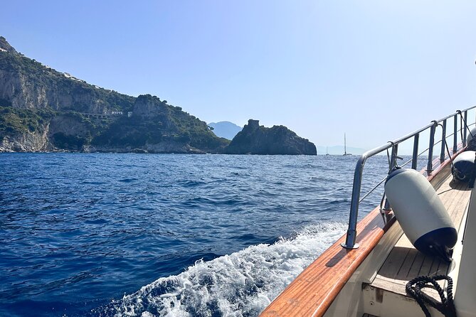 Small Group Amalfi Coast Boat Day Tour from Positano - Swimming on the return to Positano