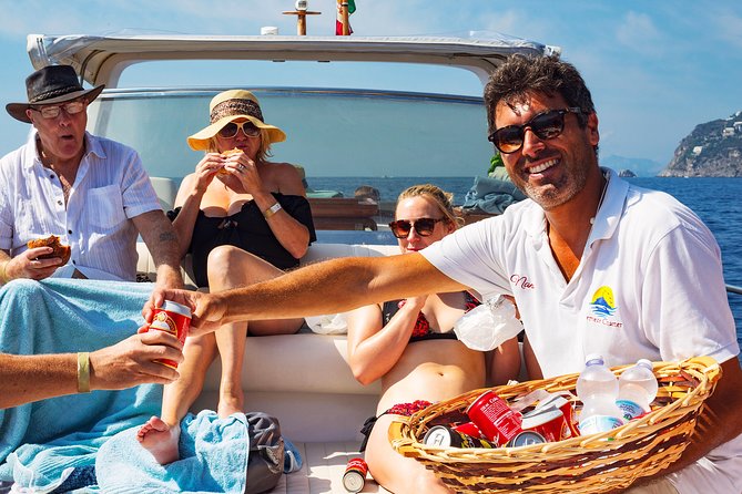 Small Group Boat Tour: Day Cruise from Sorrento to Capri - A small boat makes the crossing part of the trip