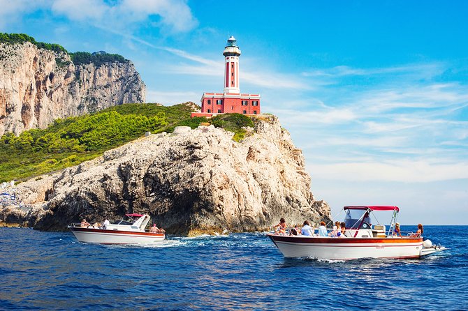 Small Group Boat Tour: Day Cruise from Sorrento to Capri - Capri from the sea: grottos, arches, and Faraglioni