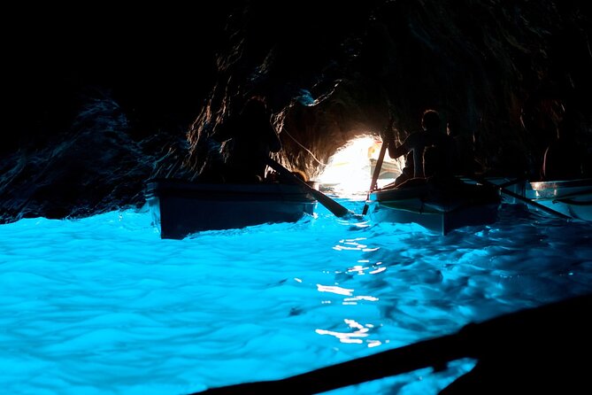 Small Group Tour from Sorrento to Blue Grotto, Anacapri and Capri - The Blue Grotto, with a weather-shaped plan