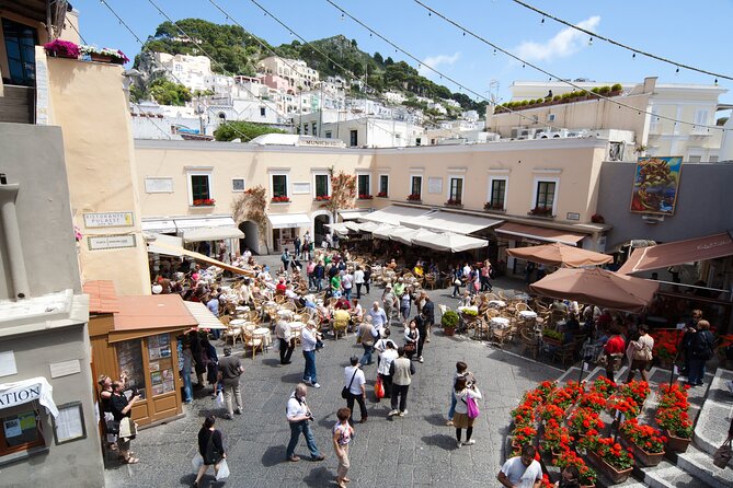 Small Group Tour of Capri & Blue Grotto from Naples and Sorrento - Capri town: Piazzetta, lanes and designer shops