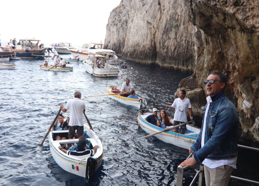 Sorrento: Capri, Anacapri and Blue Grotto Guided Tour - From Sorrento’s church meeting point to the ferry
