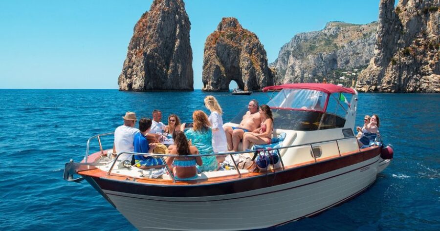 Sorrento: Capri and Blue Grotto Boat Cruise with Drinks - The Blue Grotto: a bonus, not a promise