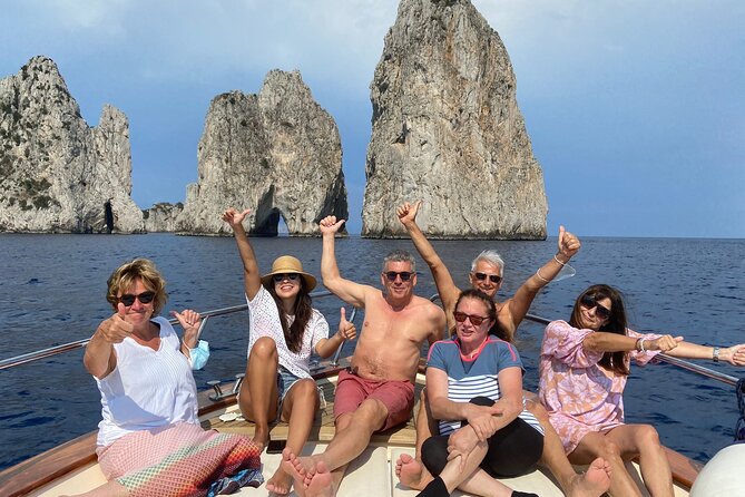 Sorrento: Capri Select Boat Trip with Swim, Drinks & Pick Up - What the price includes, and what it does not