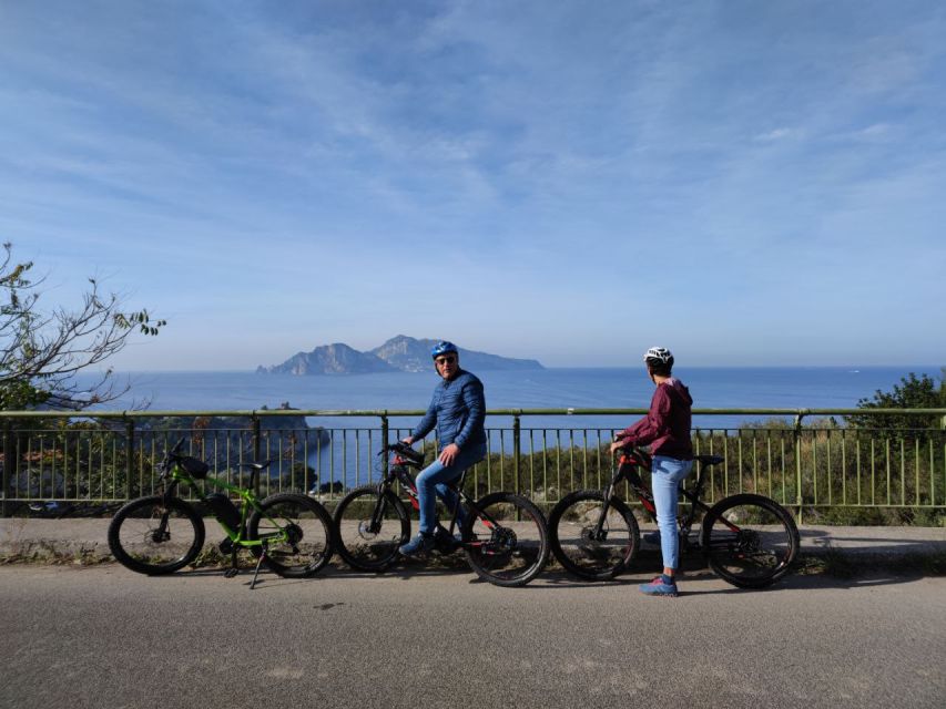 Sorrento: Coast E-Bike Tour with Limoncello Tasting - A farmhouse stop among the lemon trees