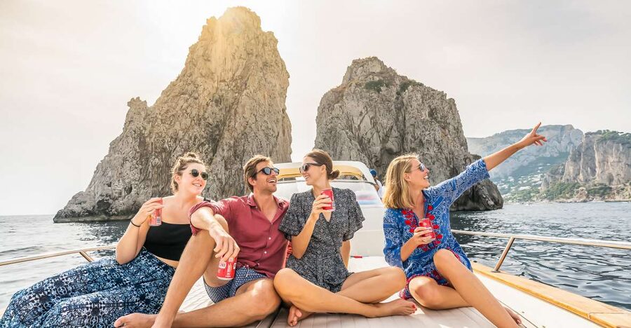 Sorrento: Exclusive Capri Boat Tour and Optional Blue Grotto - Capri’s coast: caves, cliffs, and the Faraglioni