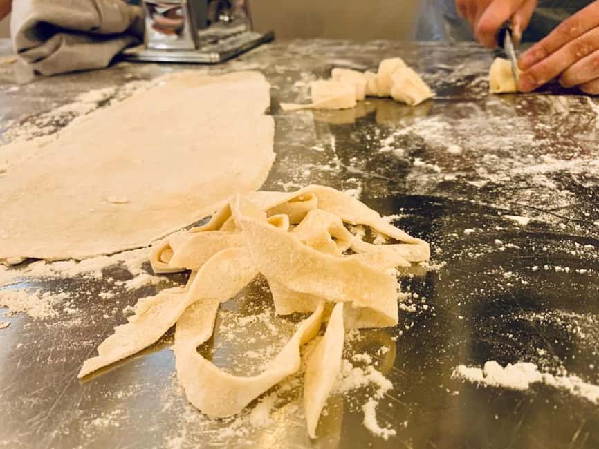 Sorrento: Pasta and Tiramisu Cooking Class with Wine - Making dough, shaping pasta, and learning the why