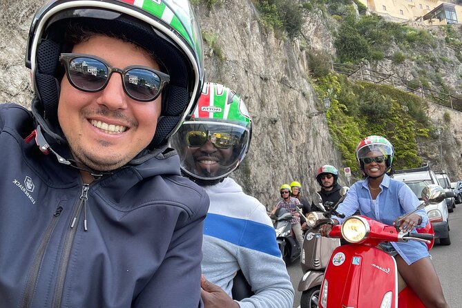Vespa Tour of Amalfi Coast Positano and Ravello - Riding yourself or taking a passenger seat